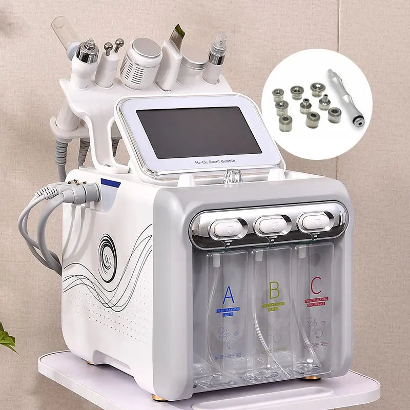 Hydro Microdermabrasion machine 6 in1 h202 beauty machine facial machine