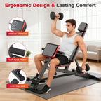 Dumbbell Bench, Adjustable, Foldable, Weightlifting, Abdominal Gym