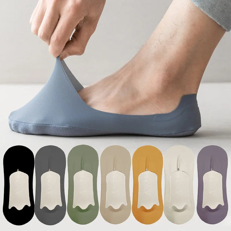 5 pairs Men's Socks Cotton Breathable Ultra-thin