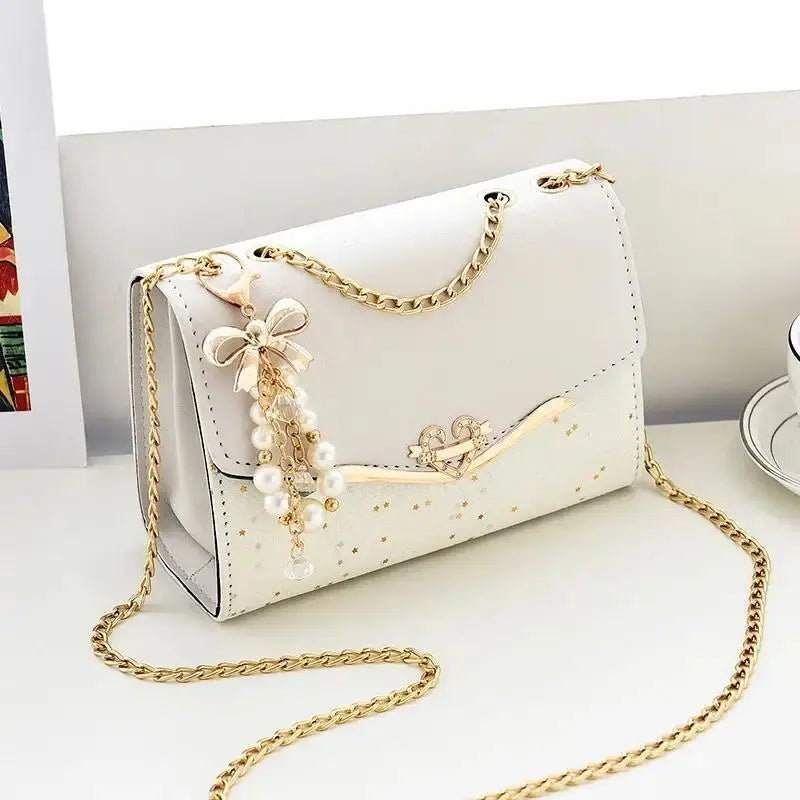 Ladies Leather Handbag Tassel Women