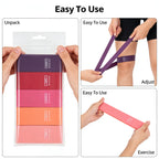 Resistance Bands Set, 5 Levels, Booty, Hip Legs