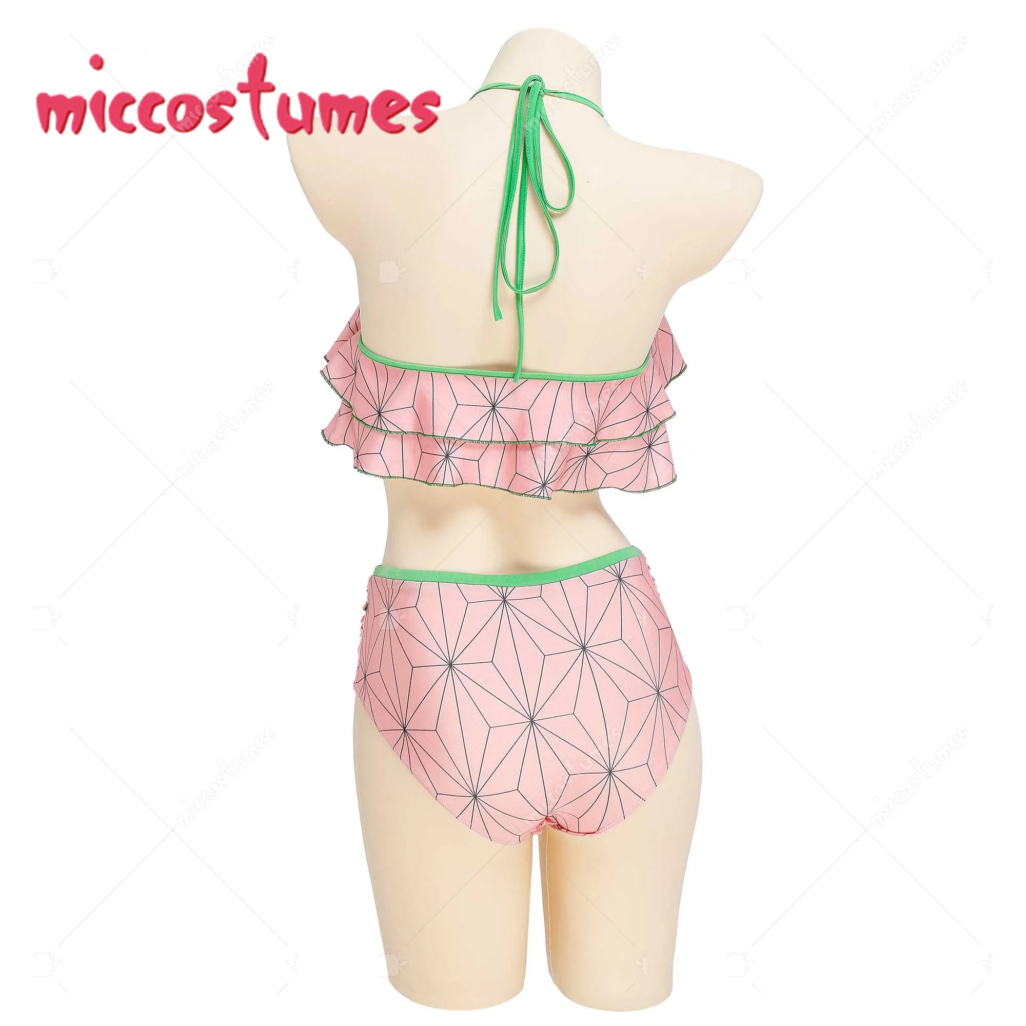 Cosplay, Swimsuit, Lace Up Bathing Suit, Cover Up