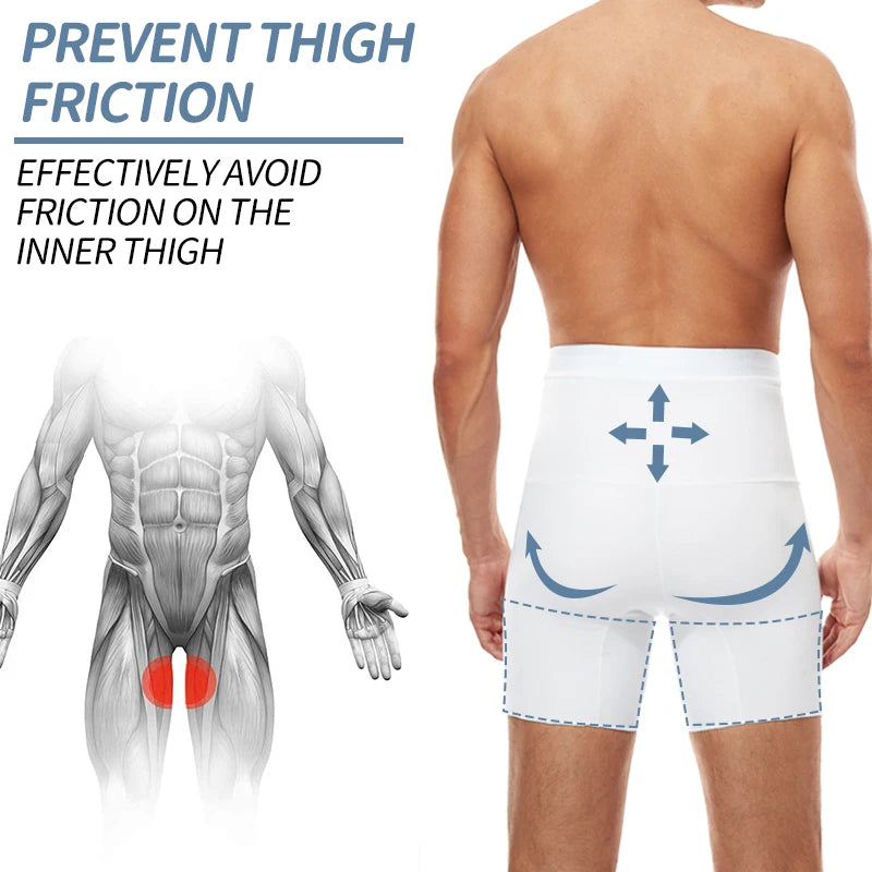 Men Body Shaper, Tummy Control, Compression, Shorts,