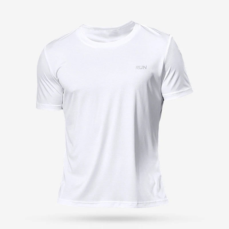 Mens Quick Dry Running Bodybuilding Shirts Sport