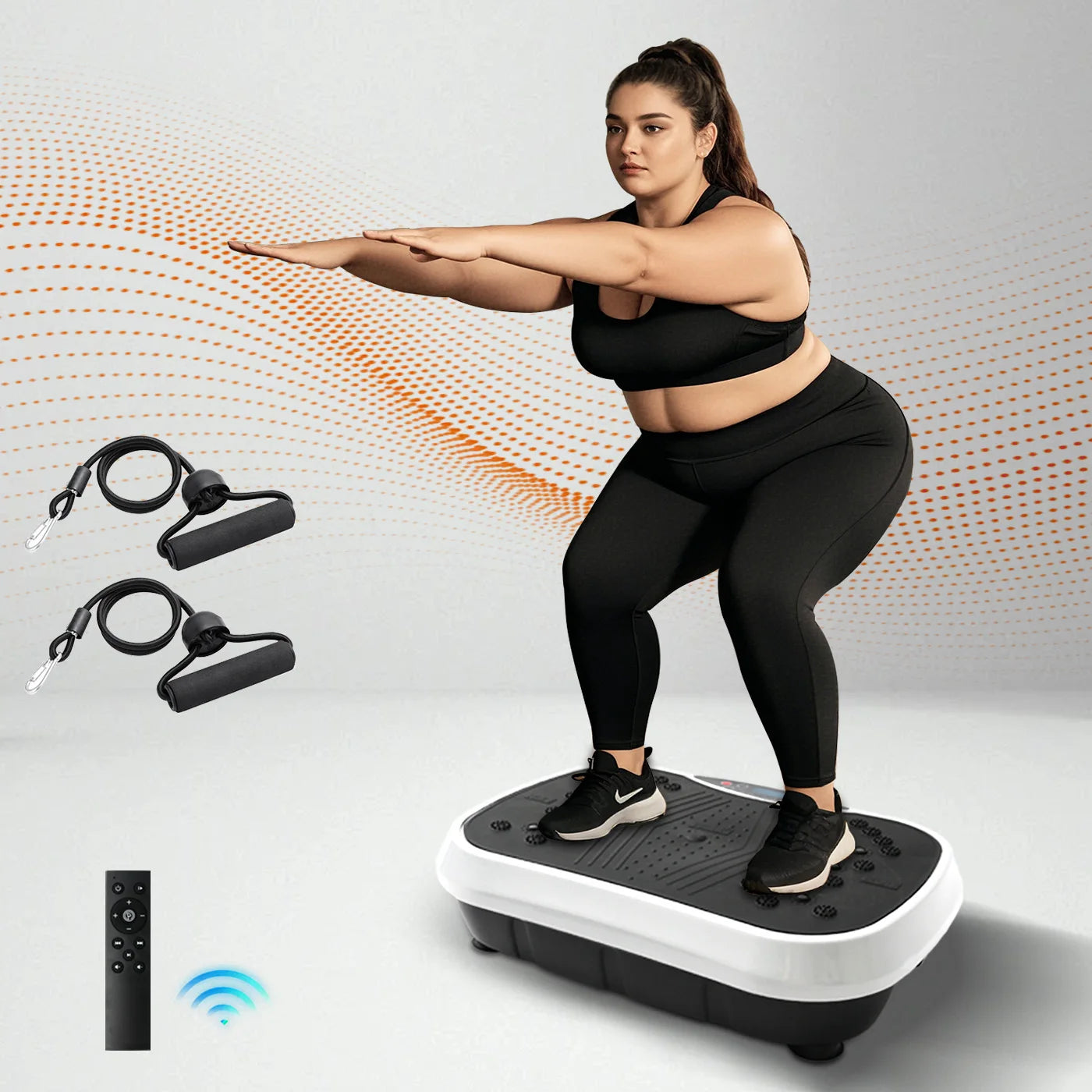 Vibration Plate Exercise Machine Portable Fat-Burning