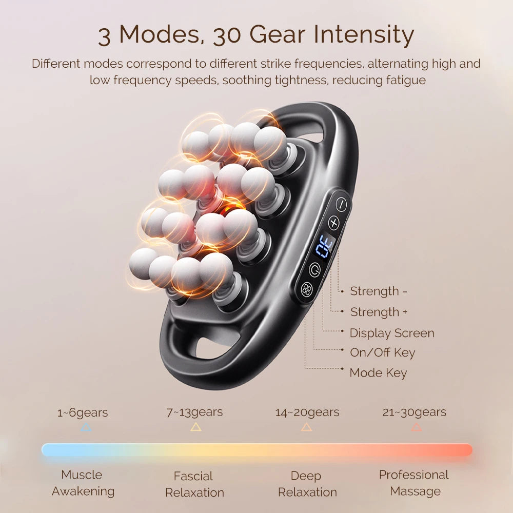 Fascia Gun, Vibration Body Massage, Back, Waist