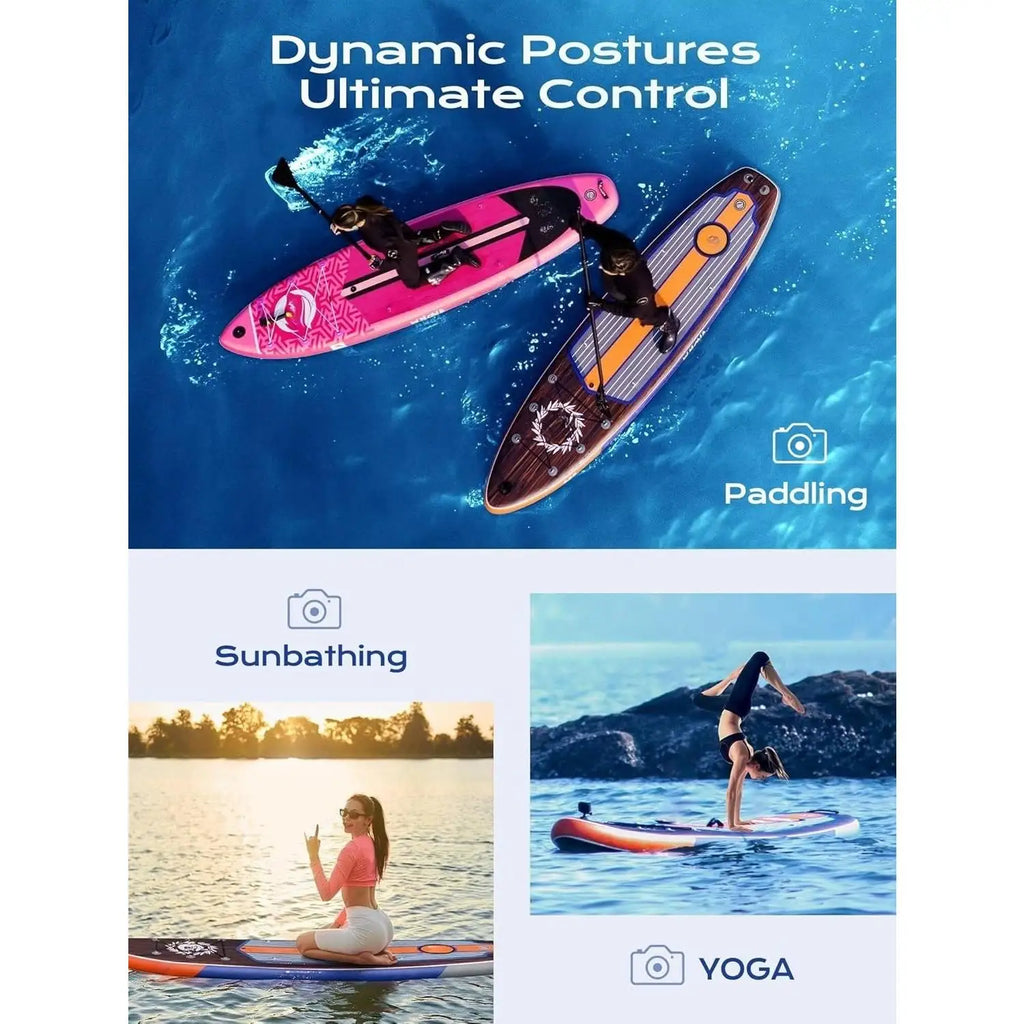 Extra Wide Inflatable Paddle Board, 11' x 34" x 6" for Adults