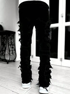 Y2K hip-hop style jeans, men's casual, stretch