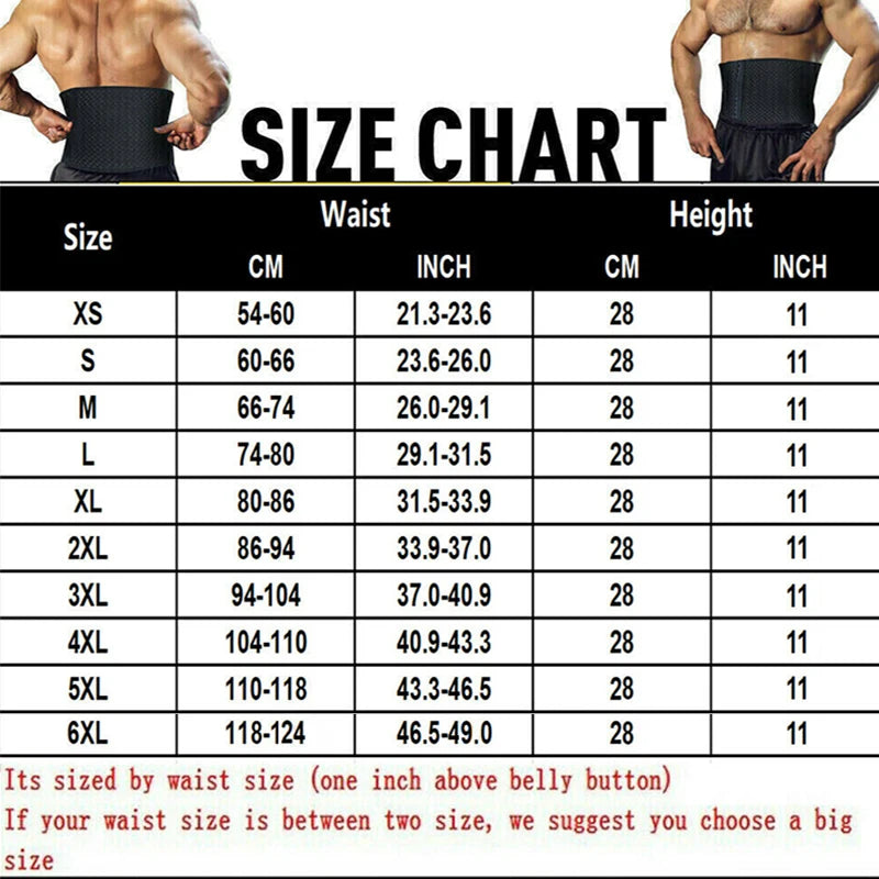 Men Slimming Body Shaper Extended Waist Trainer T