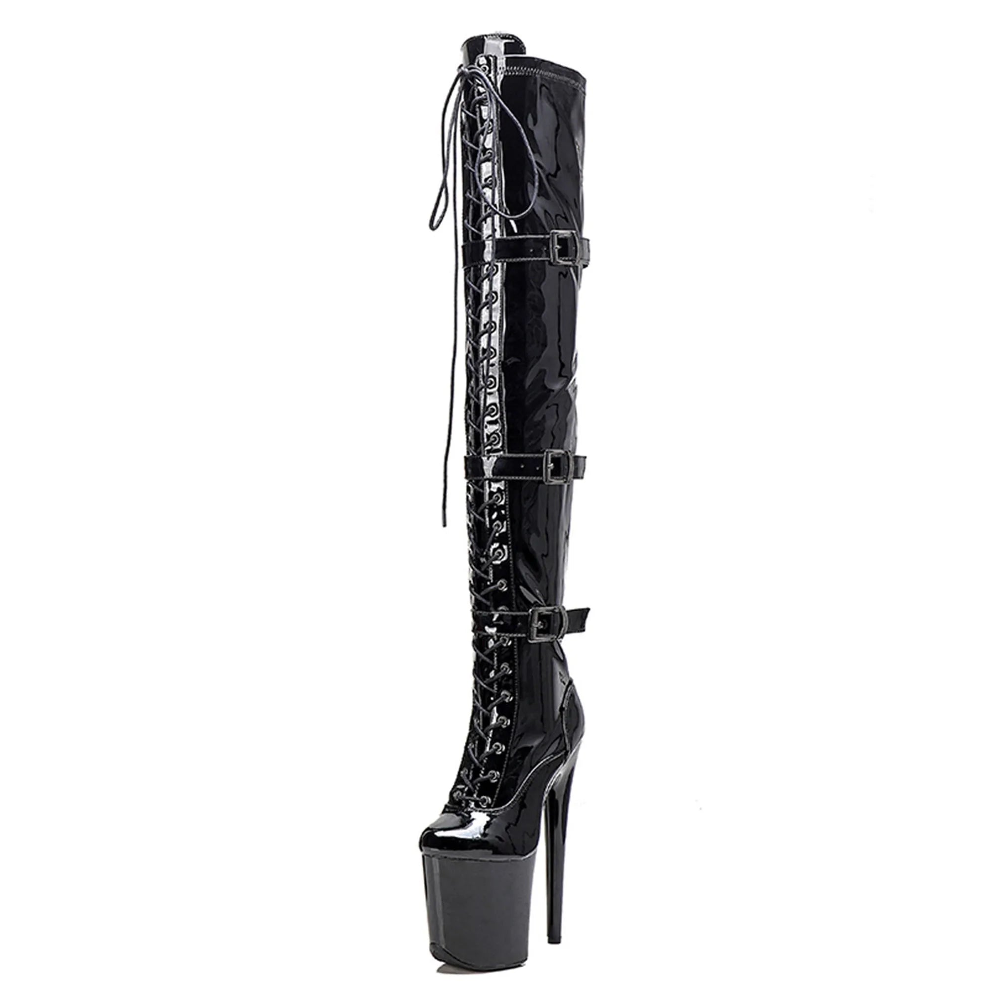 Women's 8in Stripper Heels Boots Pole Boot