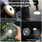 10M Camping String Light, Waterproof, RGB, Lantern, Rechargeable, LED