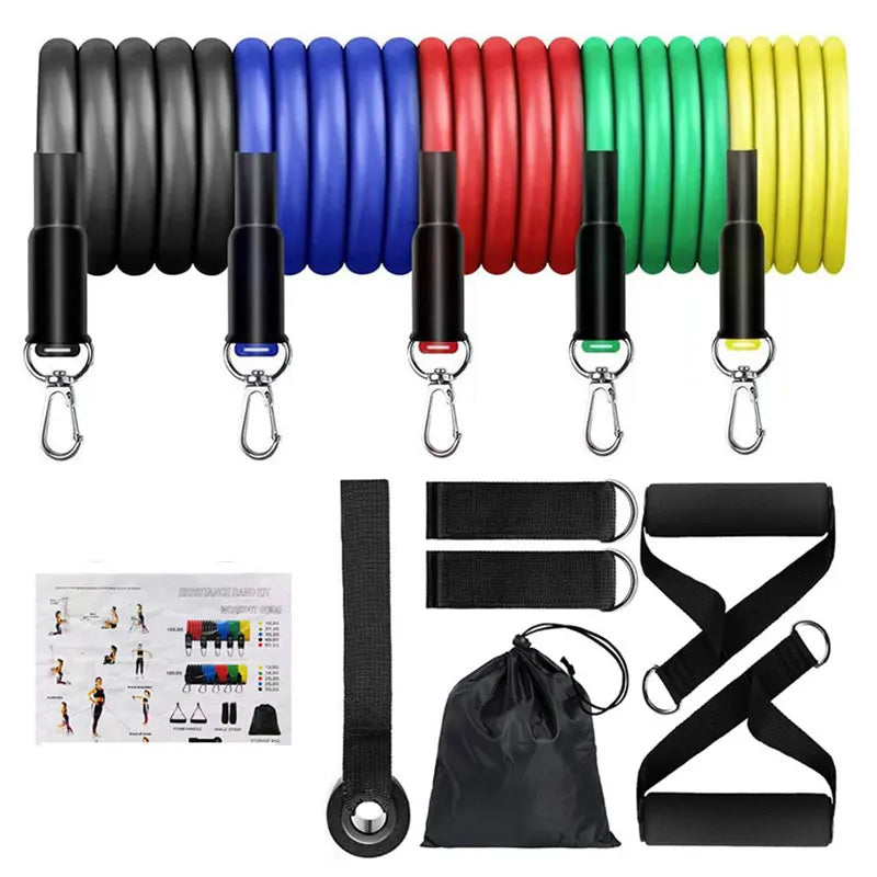 Resistance Bands Set Bodybuilding Home Gym Equipment