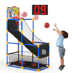 LED Scoring Arcade Basketball Game, 4 Balls, Height 44"-55"