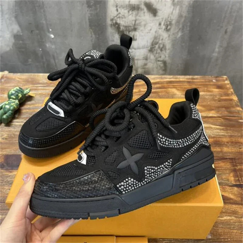 Skate Sneakers Runner Shoe Outdoor Leather Unisex