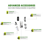 11ft Inflatable Paddle Board, Stand up, SUP Accessories
