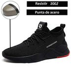Men Work Safety Shoes Steel Toe Shoes