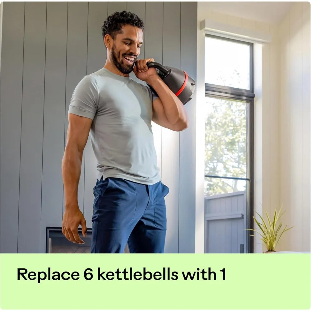 Adjustable Kettlebell Replaces up to 6 kettlebell, weights
