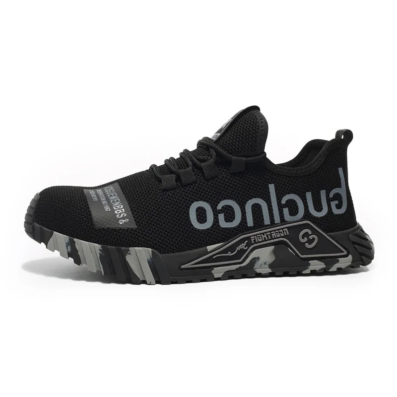Soft-soled comfortable, anti-puncture safety shoes