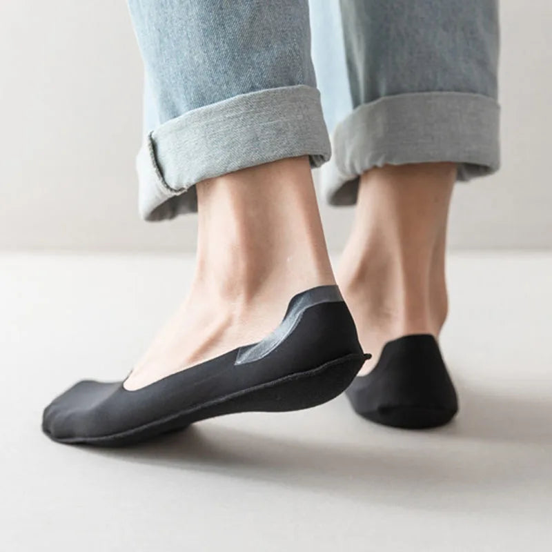 5 pairs Men's Socks Cotton Breathable Ultra-thin