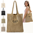 Women, Beach Tote Bag Summer Knit Bag