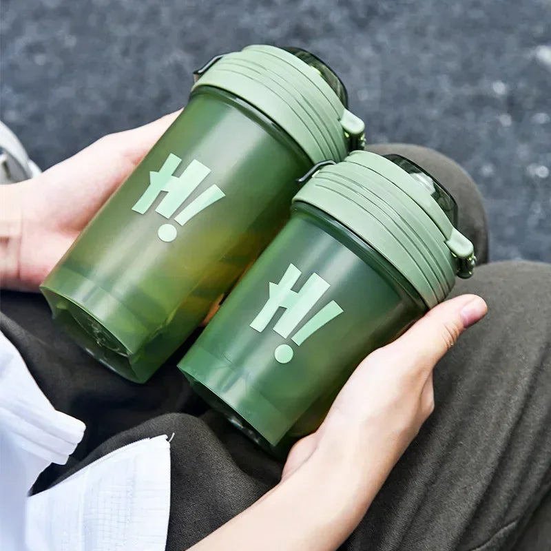 500ml Portable Protein Powder Shaker Bottle Leak Proof
