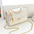 Ladies Leather Handbag Tassel Women