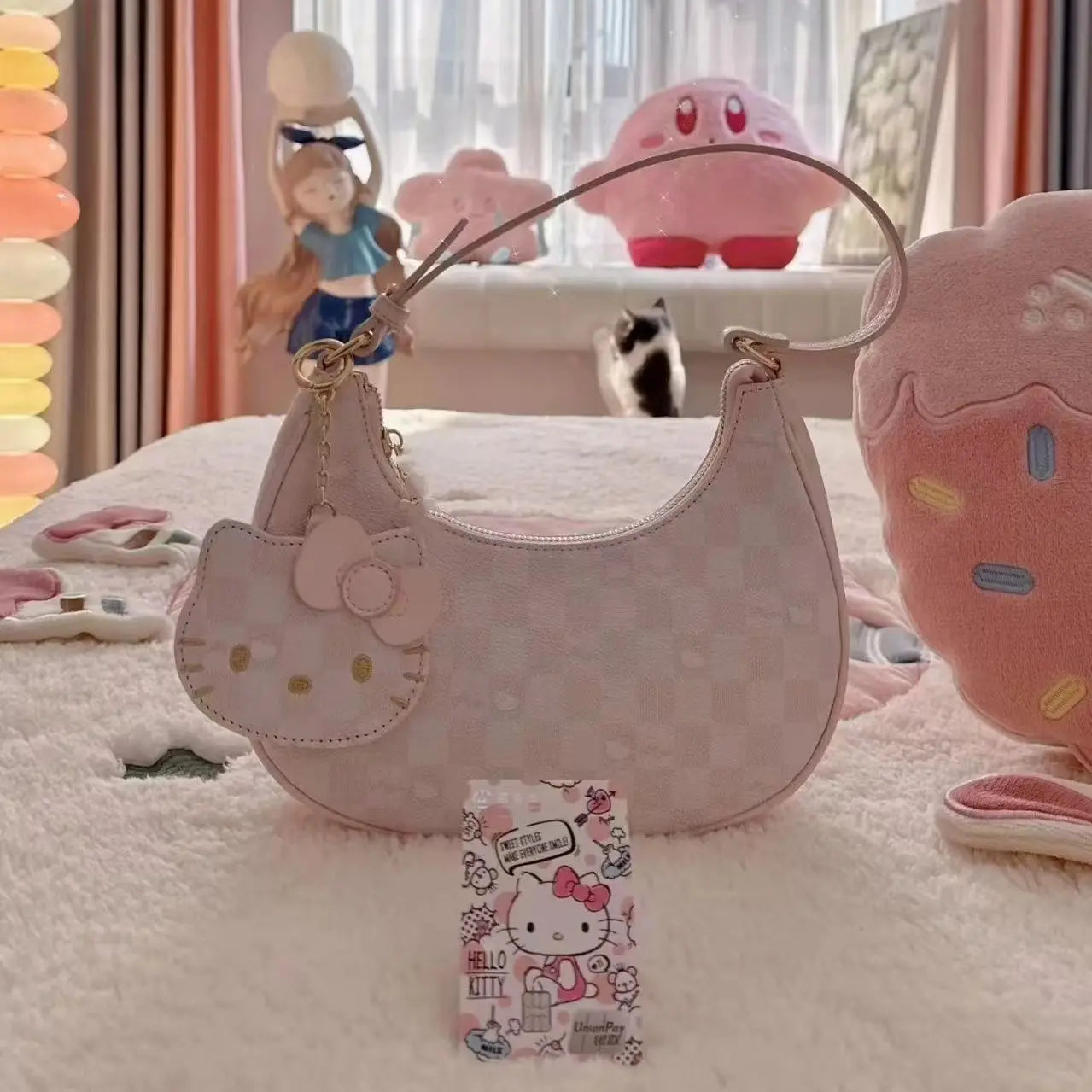 Large Capacity Shoulder Bag, Cartoon Fashion Handbag