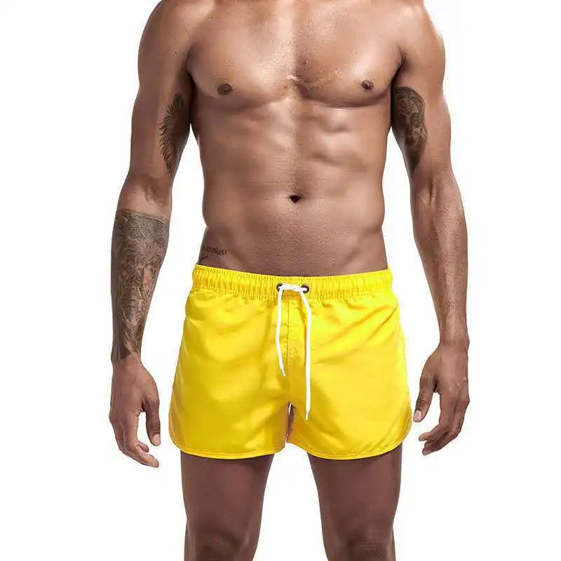 Men Swimming Trunks Short Quick-drying Sexy