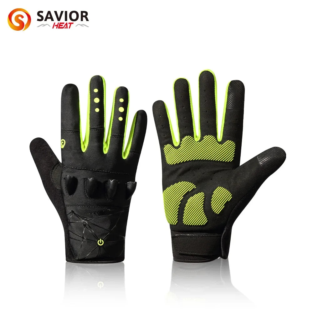 Cycling Gloves, LED, Night view, Rechargeable Flashlight