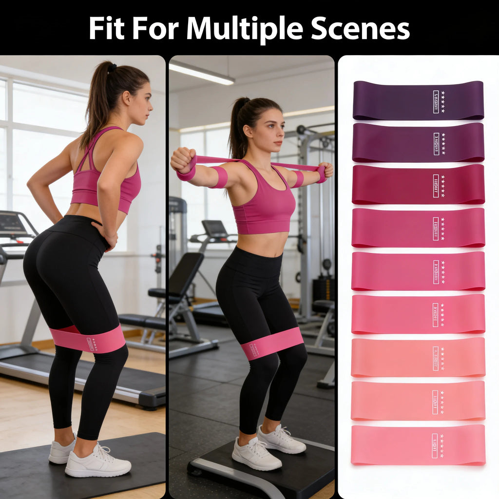 Resistance Bands Set, 5 Levels, Booty, Hip Legs