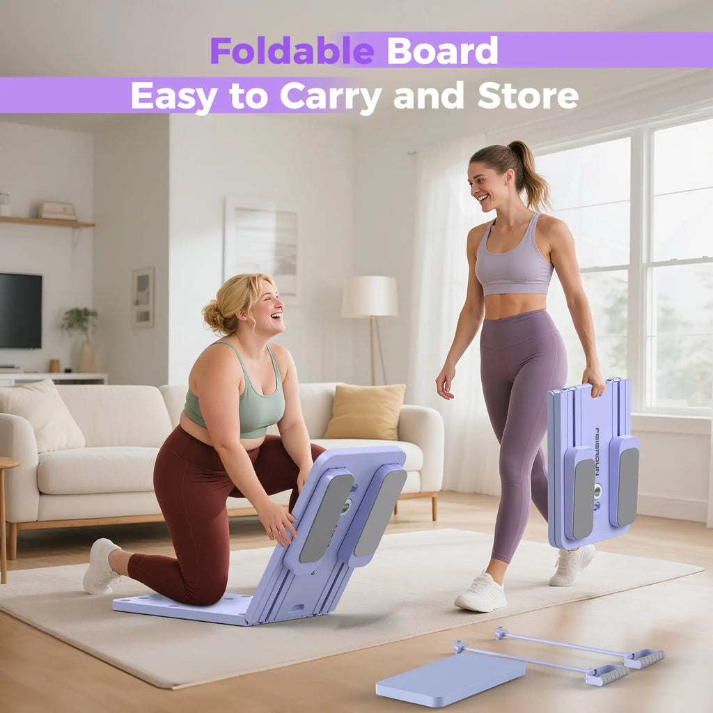 5 in 1 Folding Board Pilates, Reformer Set, 300 LBS Weight Capacity