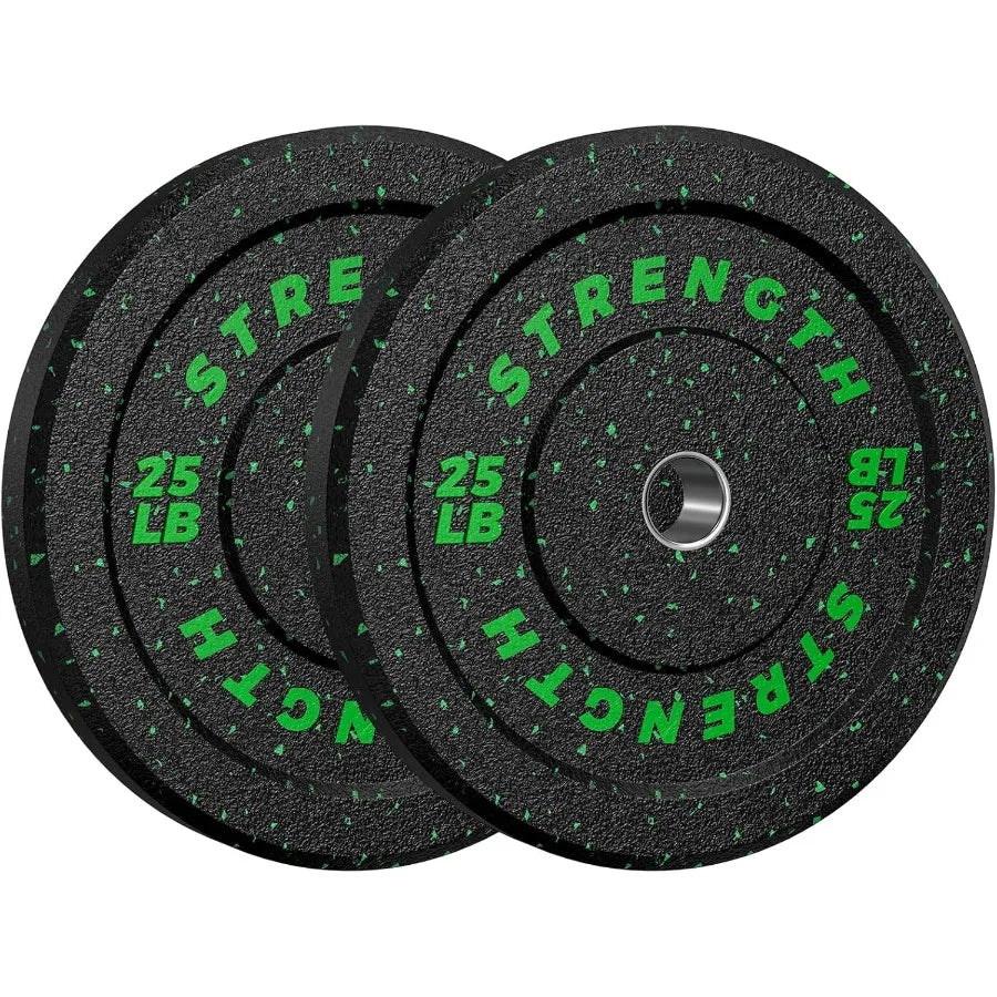 2-Inch Bumper Plates Barbell Rubber Weight Plates - 20-260lbs
