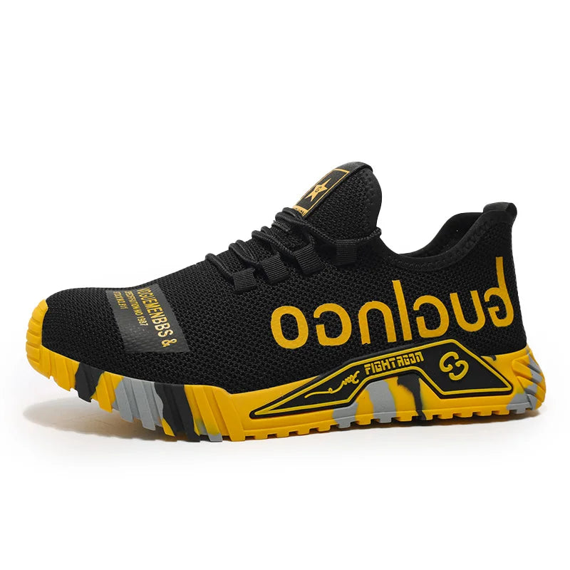 Soft-soled comfortable, anti-puncture safety shoes