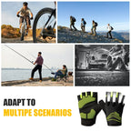 Cycling Gloves, LED, Night view, Rechargeable Flashlight