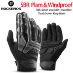 Cycling Gloves Thermal Autumn Winter Gloves Windproof