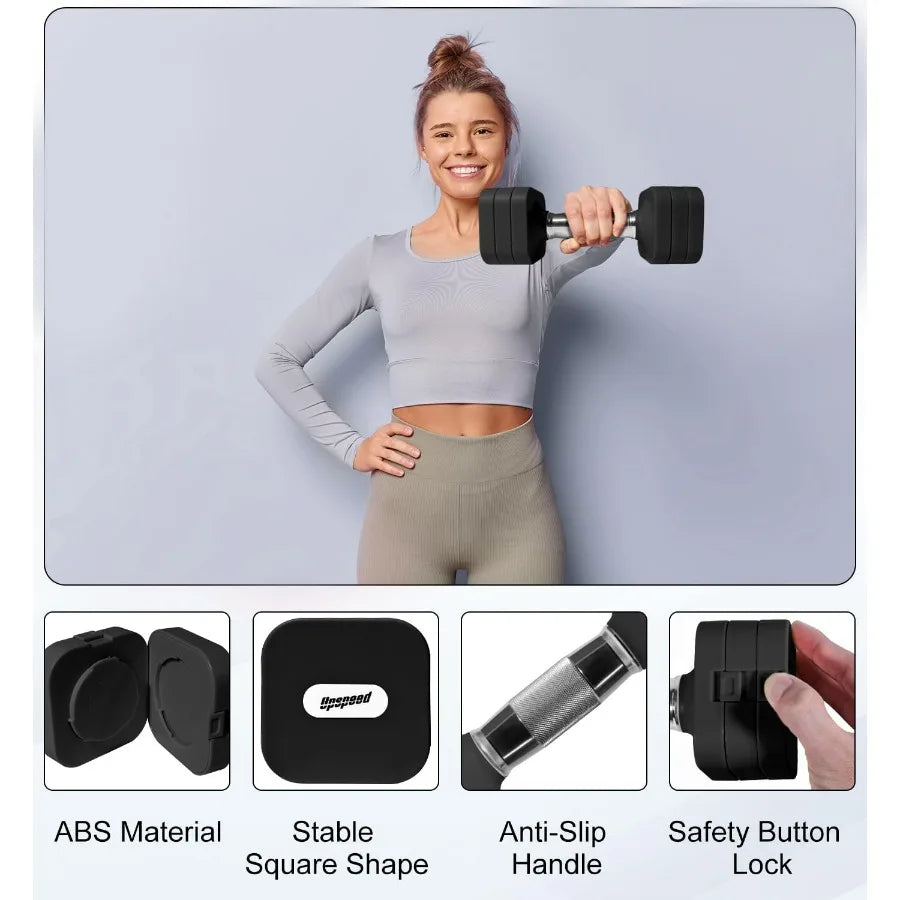 15LB Adjustable Dumbbell Set, Women Men Hand Weights