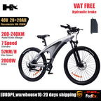 E bike, 2000W, Adults, 85Nm 57KM/H,  27.5*2.25 Inch Removable battery, Mountain Bike