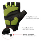Cycling Gloves, LED, Night view, Rechargeable Flashlight