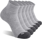 6 Pack Men's Athletic Ankle Socks Sports Running