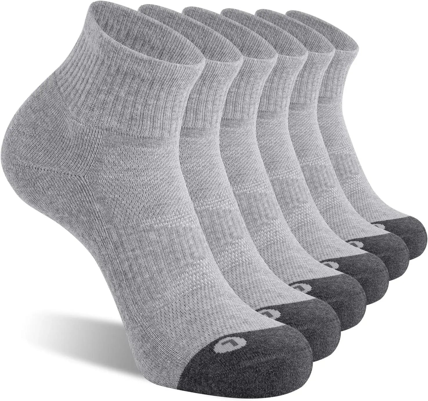 6 Pack Men's Athletic Ankle Socks Sports Running