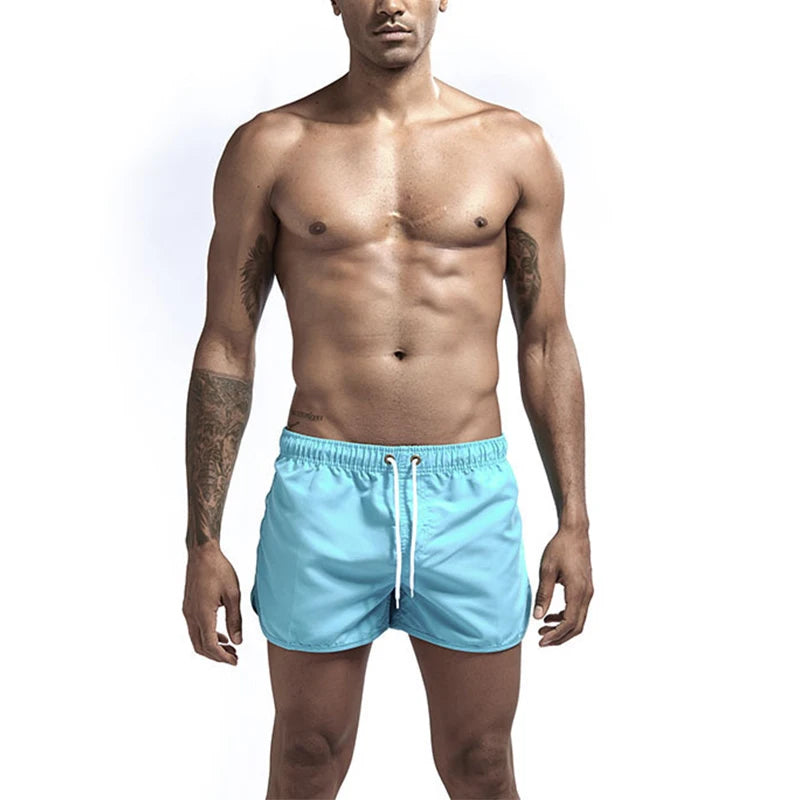 Men Swimming Trunks Short Quick-drying Sexy