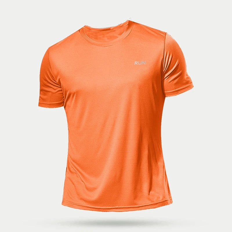 Mens Quick Dry Running Bodybuilding Shirts Sport
