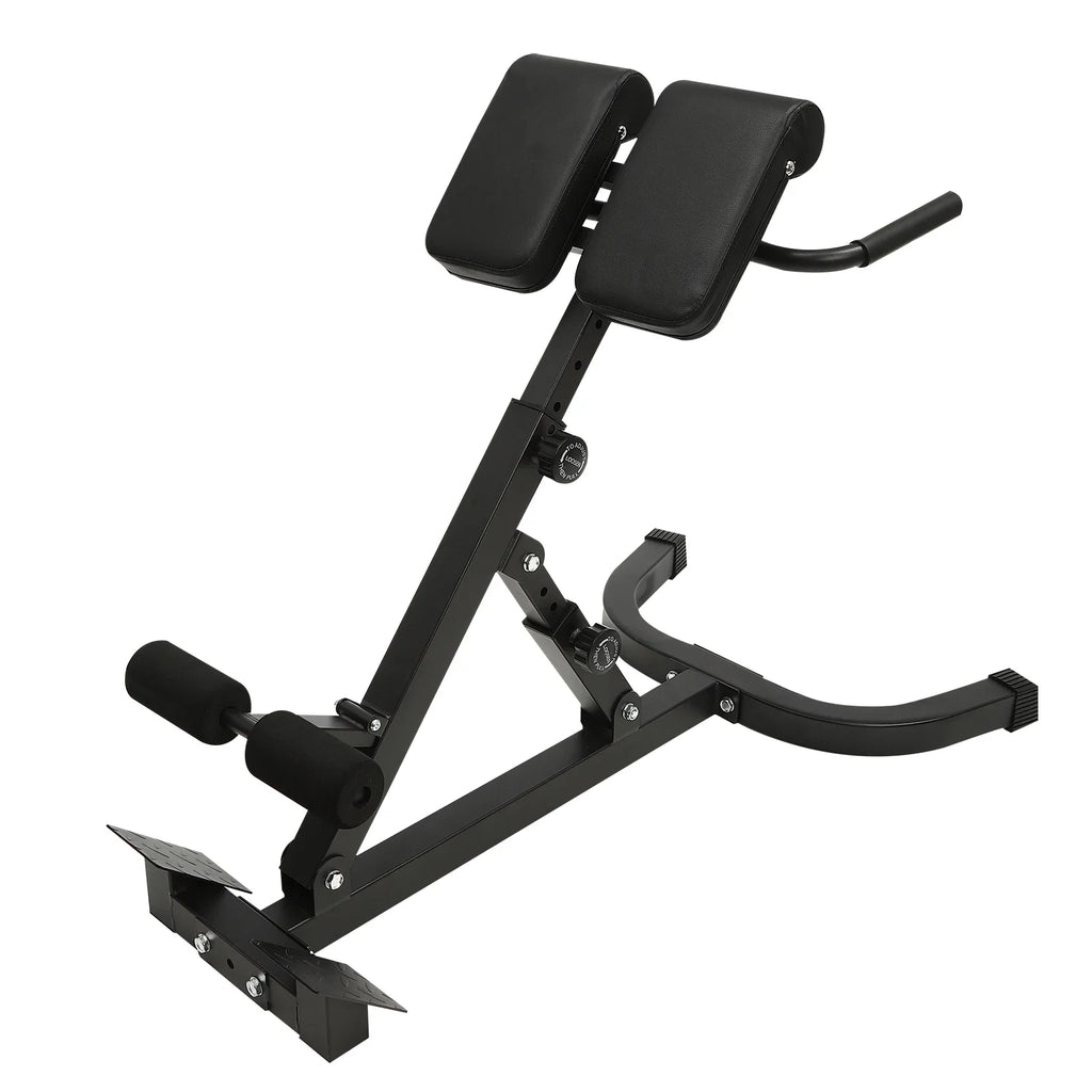 150kg/330lbs 5 Position, Roman Chair Hyperextension Back Extension Bench