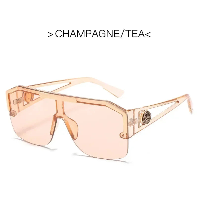 Ladies, Luxury Big Square Sunglasses, UV400