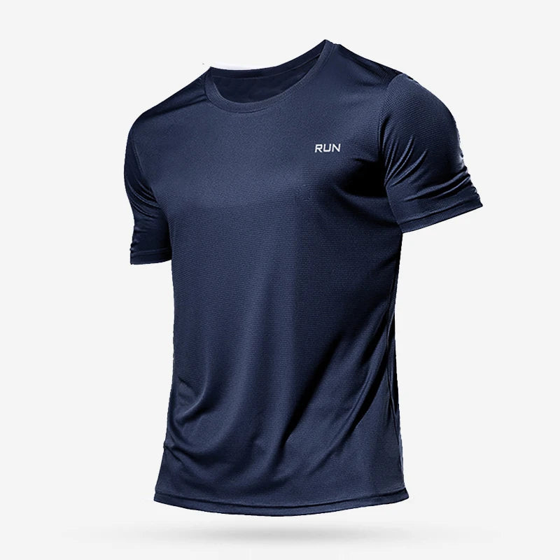 Mens Quick Dry Running Bodybuilding Shirts Sport