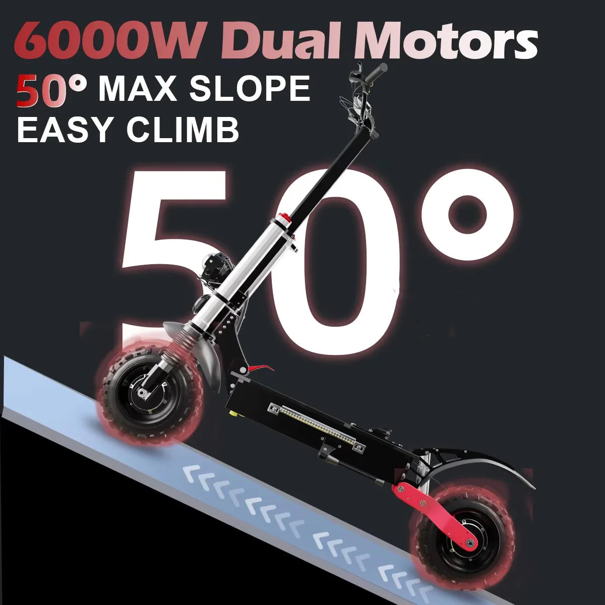[8 models]10/11 Inch 48V-72V 1000W-6000W Electric Scooter 50-85km/h, Kick, Foldable Adult